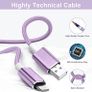 Charger Cable, Lightning Cable 6Pack [1M/2M/3M] Apple MFi Certified iPhone Cable Braided Long iPhone Charger USB Fast Charging Lead for iPhone 14 13 12 11 Pro Max Xr X 8 7 6 Plus iPad and More (FREE POSTAGE) Image 5