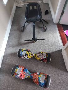 2 hoverboards and gokart
