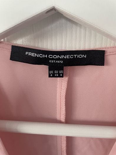 French Connection brand new Pink Laurel Crepe Peplum blouse size 8