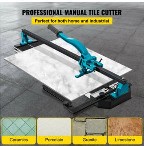 Tile Cutter Laser Positioning Single Rail Professional Hand Tool for Cutting Ceramic Porcelain Granite Floor Tiles