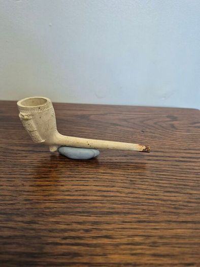 Antique Victorian/Edwardian Pipes Set - 19th Century Folk Art & Clay Displays Unsmoked Dead Stock