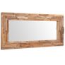 Decorative Mirror Teak Rectangular Image 3