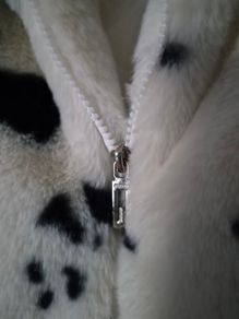 Coat faux fur zipper hoodie