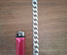 Big  chunky silver bracelet 925