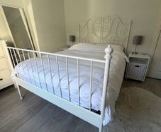 IKEA Leirvik - Metal Double Bedframe