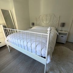 IKEA Leirvik - Metal Double Bedframe