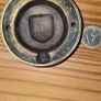 Rare C.1884 Victorian Era Trinity College Dublin Bronze Doorknocker Image 3