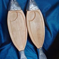 fish platter set of two