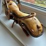 Handcrafted  Harley Style Timber Motorcycle Image 3