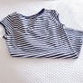 Black & White Stripe Tshirt - Size 8 Image 2