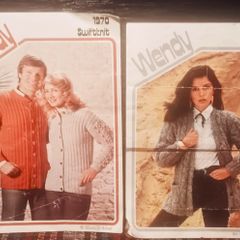 Vintage Wendy Knitting Patterns. X2.