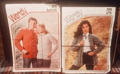 Vintage Wendy Knitting Patterns. X2.