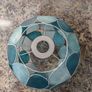 Vintage Blue Flower Lampshade Image 2