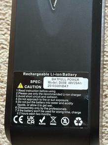 battery for e-bike new 48V 20Ah