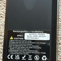 battery for e-bike new 48V 20Ah