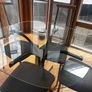 glass table and 4 chairs Image 2