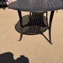Outdoor Cast Iron Patio Table + 6 Chairs Set Image 4