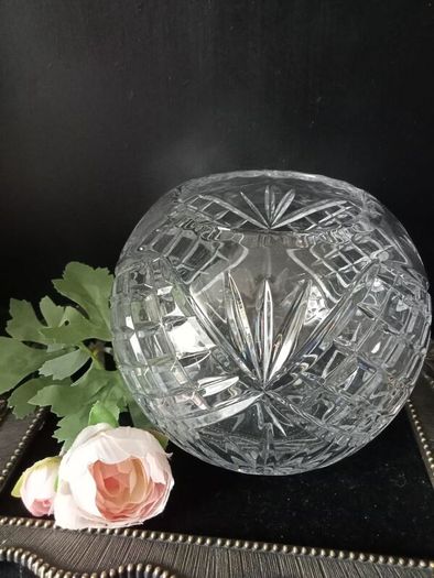 High quality 24%lead crystal Rose Bowl
