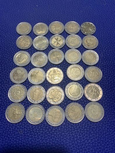 Two Euro Coins Collection