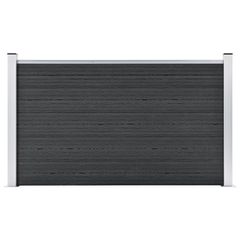 Garden Fence WPC 180x105 cm Grey