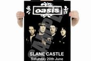 Oasis Slane Castle Ireland 2009 Poster A2 Size