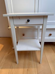 White IKEA HEMNES series Bedside/Coffee Table