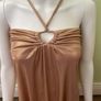 Miss Selfridge gold summer top Image 2