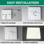 Ceiling Light 36W LED Ceiling Lights Natural White 23cm Indoor Square Ceiling Lamp for Bedroom Kitchen Hallway Office Dining Room (FREE POSTAGE) Image 4