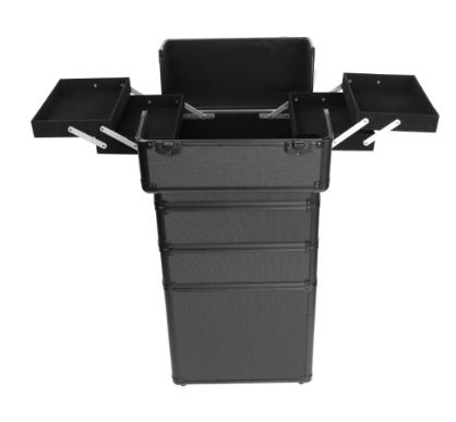 BRAND NEW Make Up Case Hairdressing Vanity Beauty Cosmetic Box Trolley Large