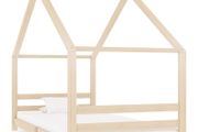 Kids Bed Frame Solid Pine Wood 90x200 cm