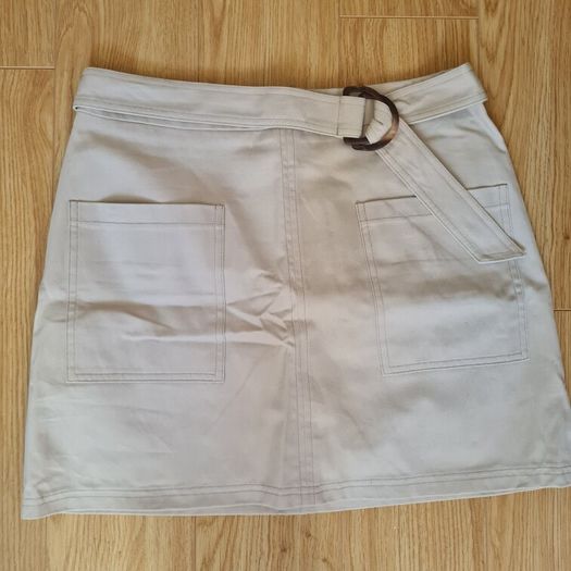 Nude Cotton Skirt (New)