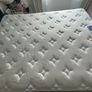 Complete King Size Bed Set: King Coil Mattress, Respa Half-Ottoman Base & Matching Headboard (With Receipt) Image 4