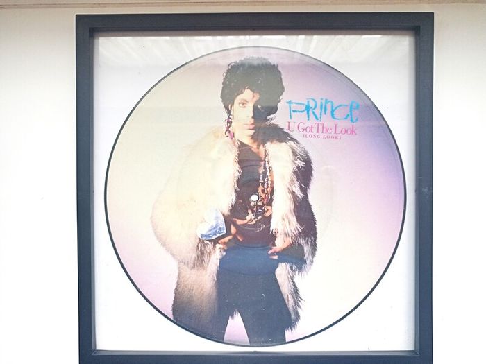 Framed  Prince  Picture  Disc