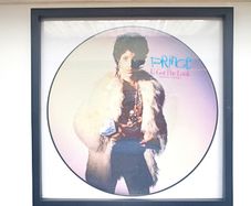 Framed  Original Prince Picture Disc