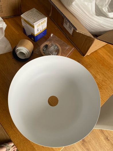 Pendant Light / NEW Wood & Aluminum LED