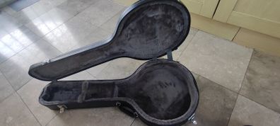 Banjo hard case gig bag - black (fits 19 fret banjos perfectly)