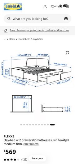 IKEA Flekke day bed