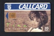1993 Ireland 20 unit Tina Turner (EMI) Call Card Used. Telecom Eireann card number 1045.