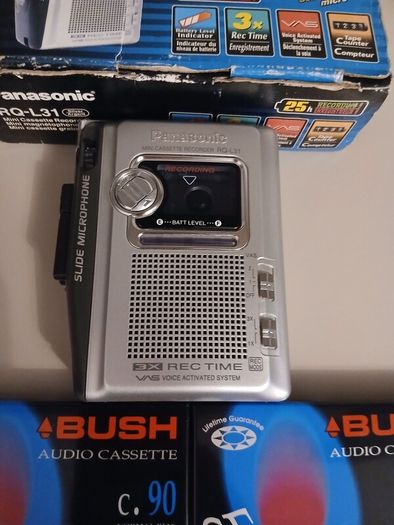 panasonic mini cassette recorder