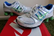 Nike Shox Size UK-6/EUR-40 318434-115 White/Poison Green/Royal Blue-2007