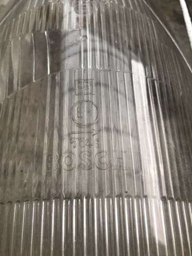 Mercedes Benz W108 W109 W111 W112 headlamp glass original pair RHD