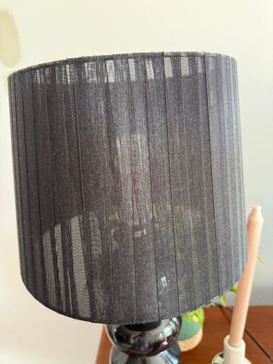 Black Floor Lamp and Table lamp matching Claire Ross inspired