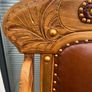 wood armchair vintage Image 6