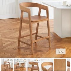Ella Classic Oak Bar Stool / Island stool