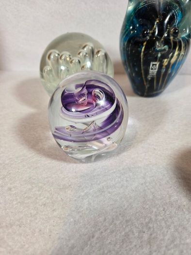 Glass paperweights