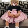 24 Inches 60cm Reborn Dolls Baby Girl Soft Silicone Vinyl Real Life Dolls Toddler Lifelike Handmade Newborn Reborn Babies Xmas Toy Gift (FREE POSTAGE) Image 7