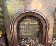 Cast iron fireplace