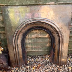 Cast iron fireplace