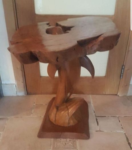 Wood Carved Table