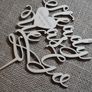 Custom Cake Topper Steady as We Go Personalized YOUR ENGRAVER Wedding Anniversary Save the Date Laser Cut HandMade Ireland Image 3